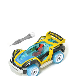 Развивающий конструктор для детей - модель гоночного автомобиля со спойлером